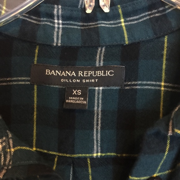 Banana Republic Plaid Dillon Shirt - Picture 3 of 4